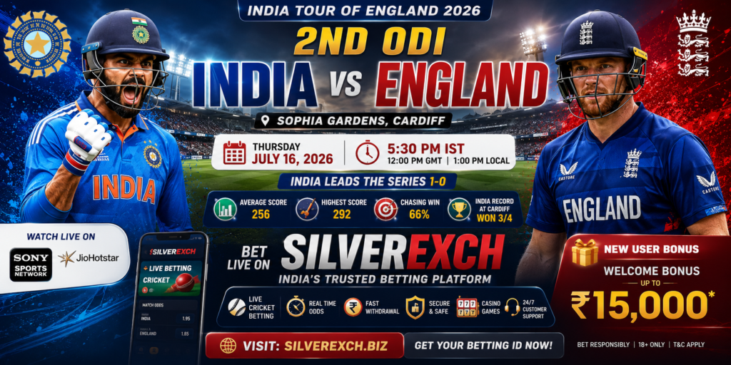 INDIA VS ENGLAND 2nd ODI