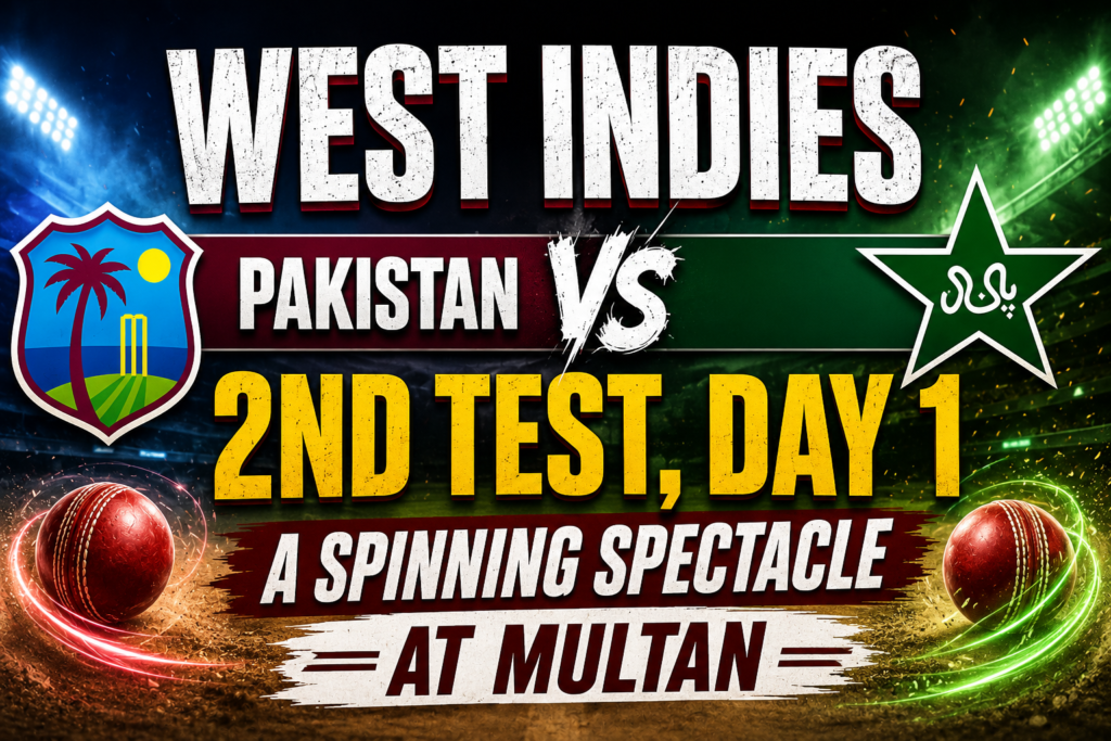 West Indies vs Pakistan, 2nd Test, Day 1