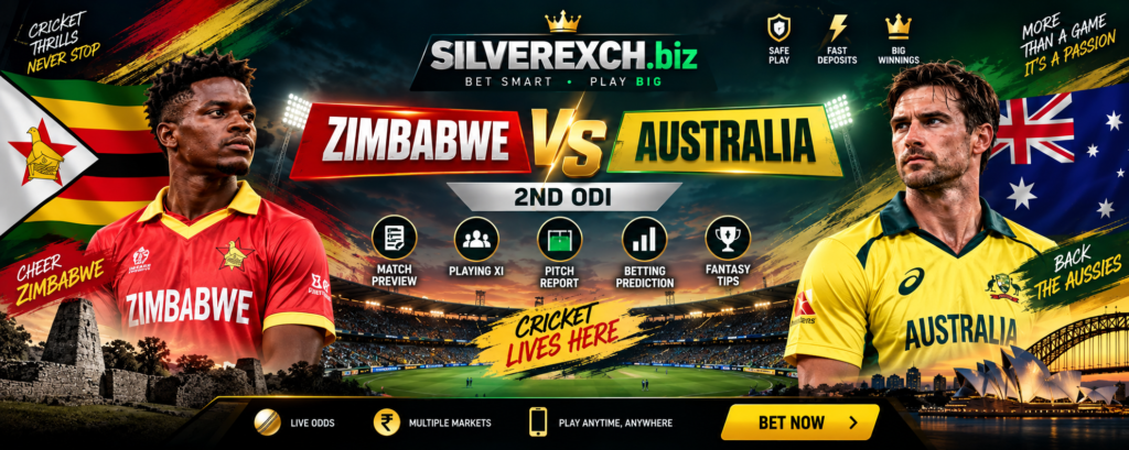 Zimbabwe vs Australia 2nd ODI