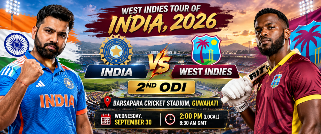 India vs West Indies 2nd ODI